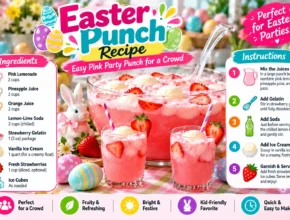 Easter Punch Recipe: Easy Pink Party Punch for a Crowd