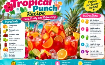 Tropical Punch Recipe: Easy, Fruity and Refreshing