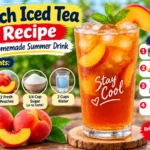 Peach Iced Tea Recipe: Easy Homemade Summer Drink