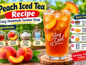 Peach Iced Tea Recipe: Easy Homemade Summer Drink