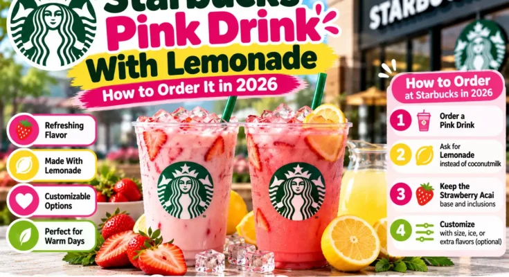 Starbucks Pink Drink With Lemonade: How to Order It in 2026